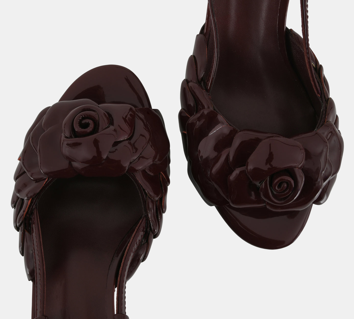 The Rosê Sandal 80 - Garnet