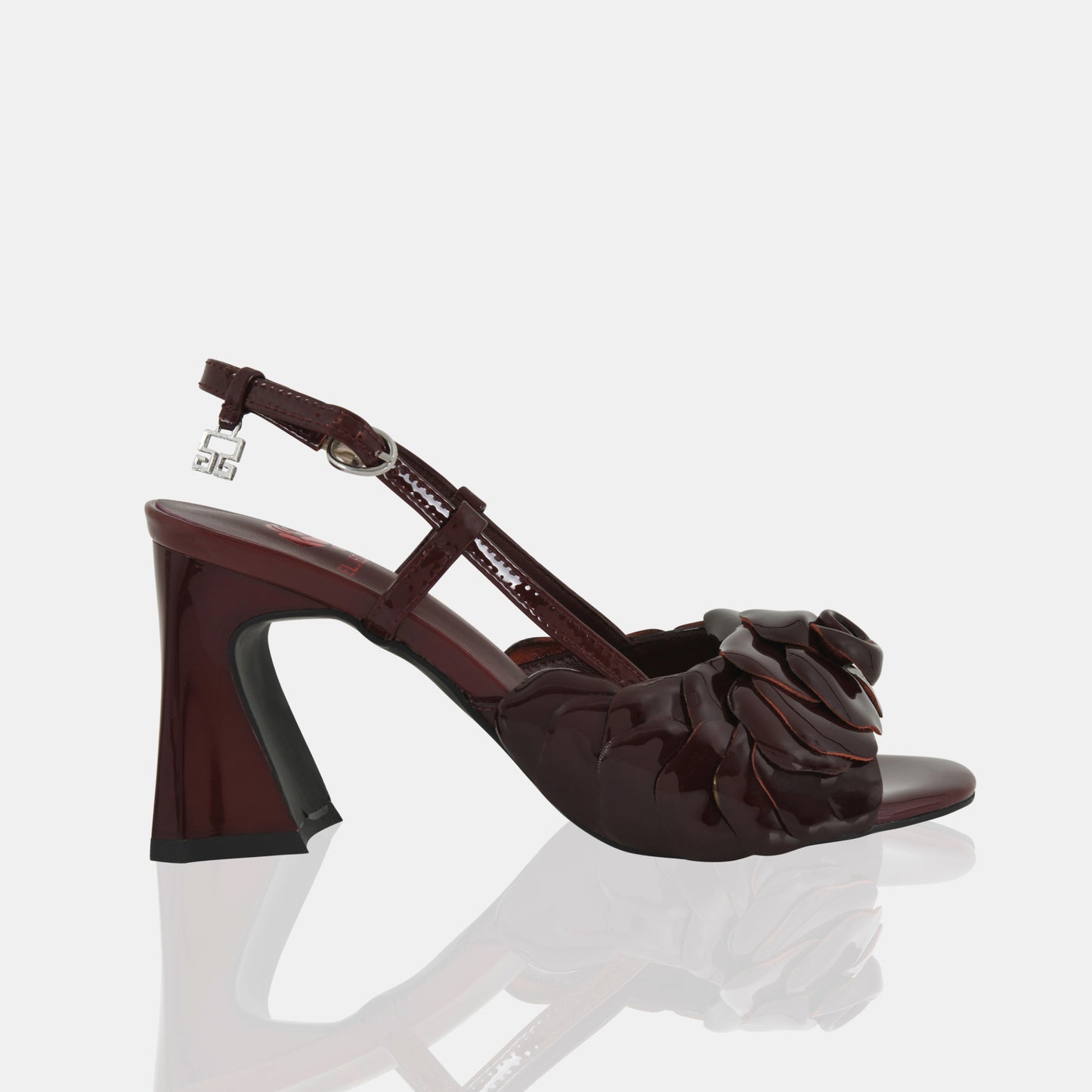 The Rosê Sandal 80 - Garnet
