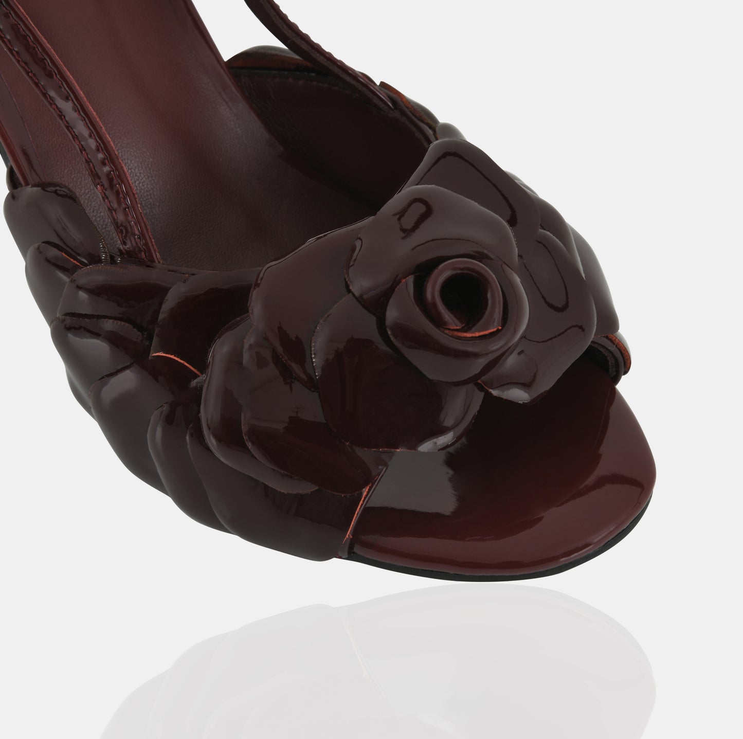 The Rosê Sandal 80 - Garnet