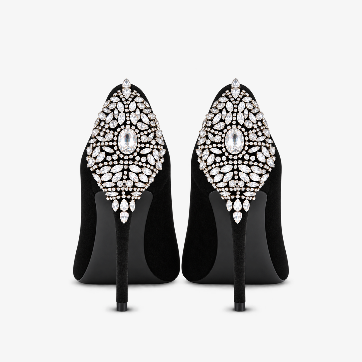 ETERNITY POINTED TOE BLACK SUEDE